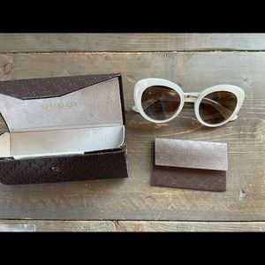 Gucci Mother of Pearl Cat eye sunglasses